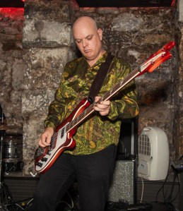 George Glen on Bass Guitar - The Postcards